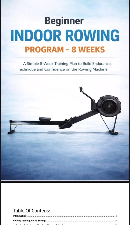Beginner Indoor Rowing Program – 8 Weeks